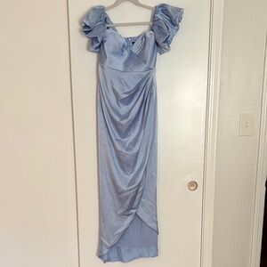 Express Light Blue Maxi Dress